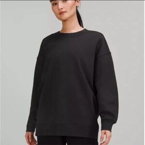 Lululemon Perfectly Oversized Crew Sweatshirt Black 2